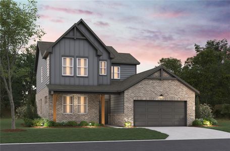 New construction Single-Family house 643 Dugout Dr, Lawrenceville, GA 30043 plan Chatham - image