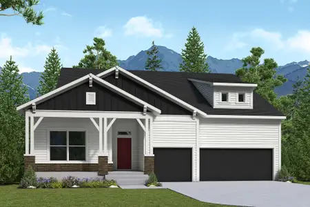 New construction Single-Family house 6562 Arabesque Lp, Colorado Springs, CO 80924 plan The Rutherford - image