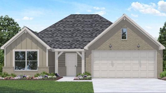 New construction Single-Family house 710 Merit Badge Trl, Conroe, TX 77303 plan Denton - image