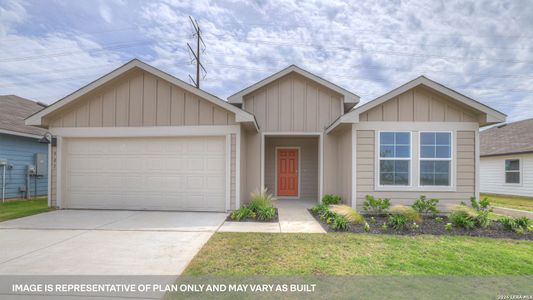 New construction Single-Family house 213 Hodges St, Maxwell, TX 78656 plan The Denton - image