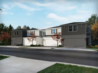 New construction Townhouse house 1114 Bradford Park Dr, Ormond Beach, FL 32174 plan Oakville I - image