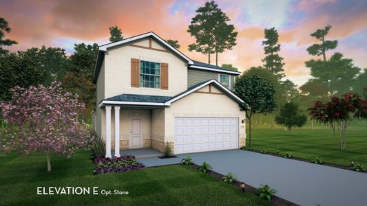 New construction Single-Family house 14203 Firecracker Ln, Splendora, TX 77372 plan Ash - image