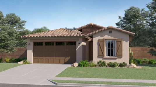 New construction Single-Family house 16681 W Alameda Rd, Surprise, AZ 85387 Lewis Plan 3575- photo 0