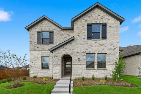 New construction Single-Family house 1124 Broomsedge Mews, Celina, TX 75009 plan Bruckner - image