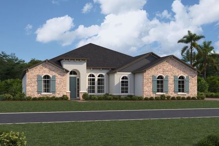 New construction Single-Family house 3325 Forest Packs Lp, Apopka, FL 32712 plan Brookhaven Sl - image