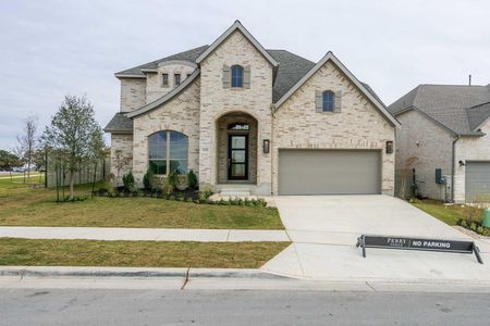 New construction Single-Family house 1201 Summer Moon Dr, Georgetown, TX 78628 Design 3396W- photo 0 0