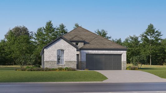 New construction Single-Family house 14995 Taradeau, San Antonio, TX 78254 plan Carmel - image