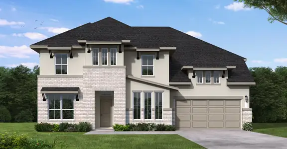 New construction Single-Family house 5717 Satchel Trl, New Braunfels, TX 78130 plan Motley - image