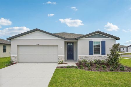 New construction Single-Family house 1724 Forest Run Lane, Auburndale, FL 33823 Foxglove- photo 0