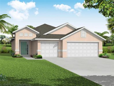 New construction Single-Family house 40 Matanzas Cove Dr, Palm Coast, FL 32137  Monroe II- photo 0