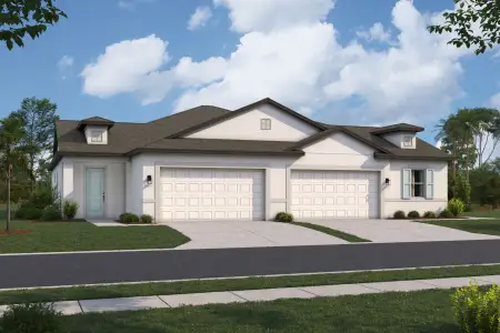 New construction Duplex house 1625 Royal Ct, Port Charlotte, FL 33980 plan Venetian - image