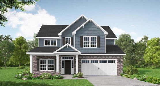 New construction Single-Family house 279 Harborwood St, Lillington, NC 27546 CL2574C- photo 0