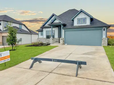 New construction Single-Family house 104 Divisadero Dr, Hutto, TX 78634 plan Brazos - image