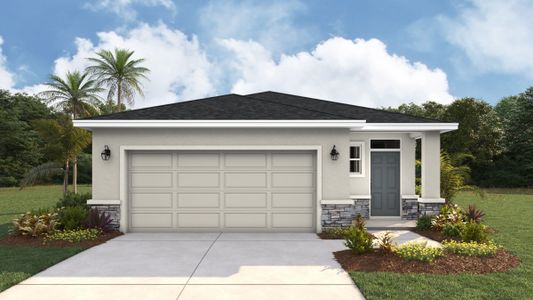 New construction Single-Family house 8853 Clear View St, Parrish, FL 34219 plan Harper - image