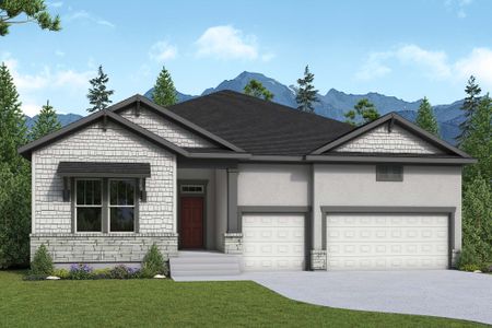 New construction Single-Family house 6474 Arabesque Lp, Colorado Springs, CO 80924 plan The Rutherford - image