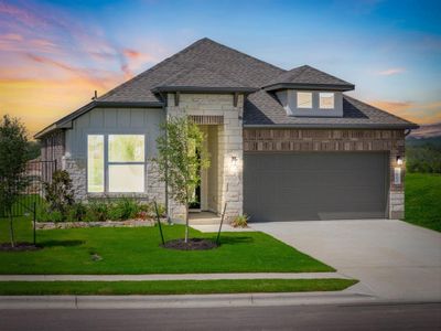 New construction Single-Family house 612 Palatino Bend, Liberty Hill, TX 78642 Lanport- photo 0