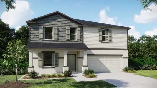 New construction Single-Family house 4462 Sw Gainsboro St, Port St. Lucie, FL 34953 plan The Melbourne - image