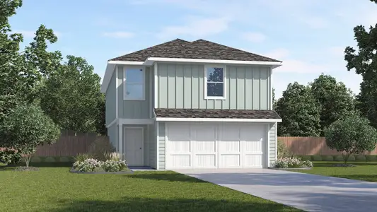 New construction Single-Family house 5710 Quartz Ter, San Antonio, TX 78222 plan The Donna - image