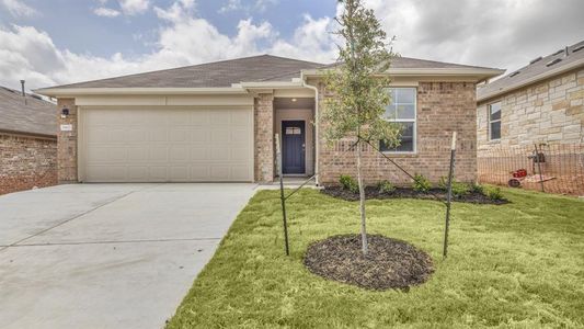 New construction Single-Family house 13808 Andrew Abernathy Pass, Manor, TX 78653 The Easton- photo 0