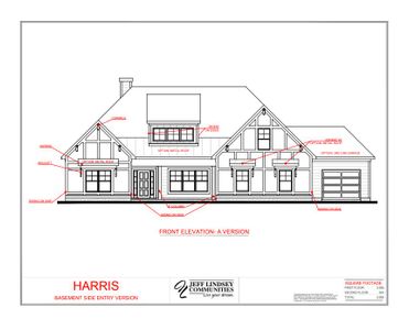 New construction Townhouse house Fayetteville, GA 30215 plan Harris F - image