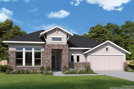 New construction Single-Family house 618 Borchers Blvd, New Braunfels, TX 78132 The Rymer- photo 0