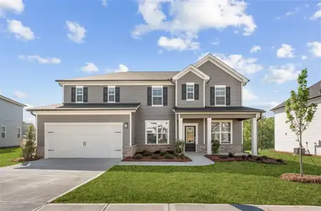 New construction Single-Family house 5619 Rosehall Pl, South Fulton, GA 30349 plan Sapling - image