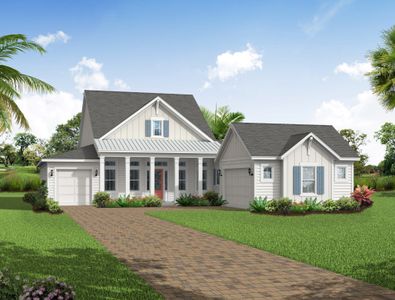 New construction Single-Family house 76 Courtney Manor Ct, St. Augustine, FL 32092 plan Stella II - image