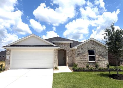 New construction Single-Family house 21910 Vernazza Bend Dr, Hockley, TX 77447 plan Zion - image