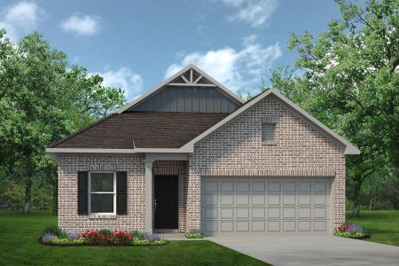 New construction Single-Family house 12595 Canyon Falls Blvd, Willis, TX 77318 plan The Oakshire II - image