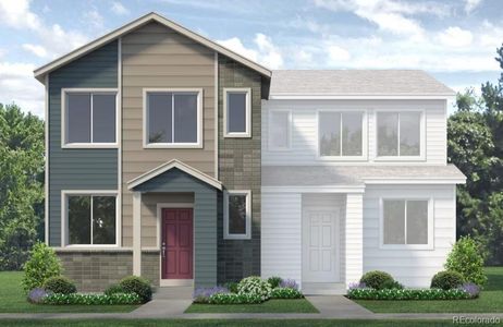 New construction Duplex house 272 Scaup Ln, Johnstown, CO 80534 Biscayne- photo 0