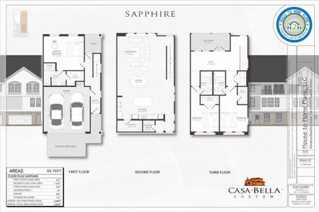 New construction Townhouse house 4505 Crescent Heights Rd, Garland, TX 75043 SAPHIRE- photo 0