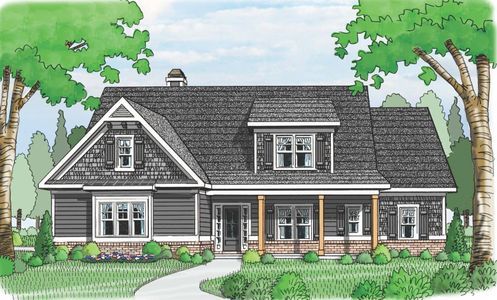 New construction Single-Family house 2109 Ella Springs Dr, Covington, GA 30014 plan (GA)The Riley | Side Entry - image