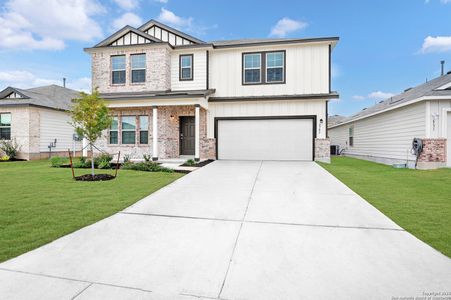New construction Single-Family house 6727 Tasajillo Spg, San Antonio, TX 78253 plan Columbus - 40' Smart Series - image