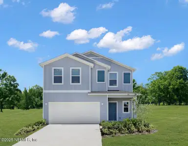 New construction Single-Family house 6190 Rein Ave, Jacksonville, FL 32219 plan Edison - image