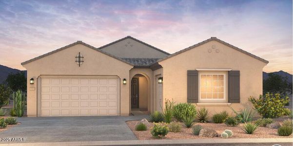 New construction Single-Family house 16693 W Saguaro Park Ln, Surprise, AZ 85387 Coventry- photo 0