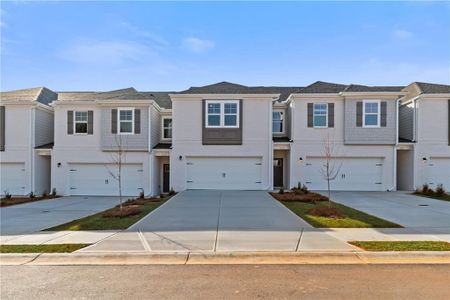 New construction Townhouse house 340 Heavenly Hollow Pl, Mcdonough, GA 30253 Austin- photo 0