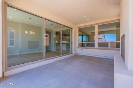 New construction Single-Family house 727 E Citrus Hollow Way, Queen Creek, AZ 85140 Nice Exterior A- photo 12 12