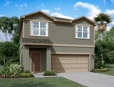 New construction Single-Family house 2520 Peony Place, Lake Hamilton, FL 33844 Voyager- photo 0