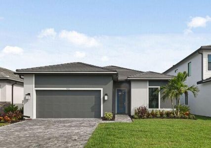 New construction Single-Family house 9157 Cape Honey Bee Ln, Lake Worth, FL 33467 plan Mystique - image