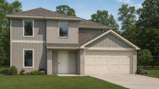 New construction Single-Family house 12260 Lexington Heights Dr, Willis, TX 77318 plan Callahan - image