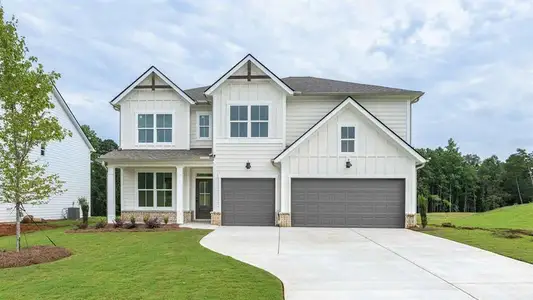New construction Single-Family house 5274 Blue Bird Path, Powder Springs, GA 30127 plan Grayson - image