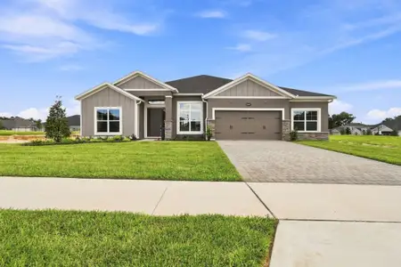 New construction Single-Family house 3177 Wolf Lake Ave, Apopka, FL 32712 plan Brookhaven Fl - image