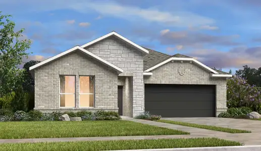 New construction Single-Family house 301 Horsemint Ln, Georgetown, TX 78633 plan Chambray - image