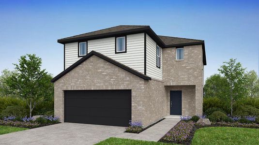 New construction Single-Family house 405 Breccia Trl, Liberty Hill, TX 78642 Kestrel- photo 0