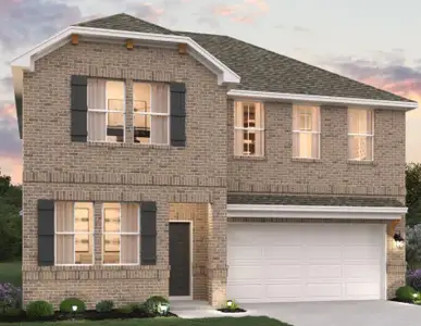 New construction Single-Family house 104 Coleto Trl, Bastrop, TX 78602 plan Blake - image