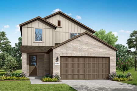 New construction Single-Family house 256 Faulkner St, Liberty Hill, TX 78642 plan Fieldstone - image