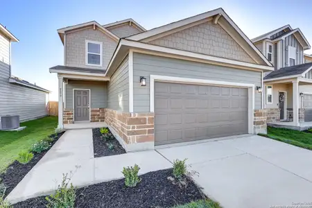 New construction Single-Family house 9990 Forestier Grn, San Antonio, TX 78221 plan Eleanor - 2396 - image