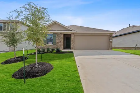 New construction Single-Family house 20325 Rosen Wy, Manor, TX 78653 plan The Harris - image
