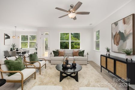 Representative Photo. Spacious living room with a lot of natural light