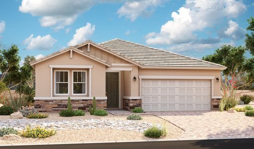 New construction Single-Family house 40384 W Bedford Dr, Maricopa, AZ 85138 plan Raleigh - image